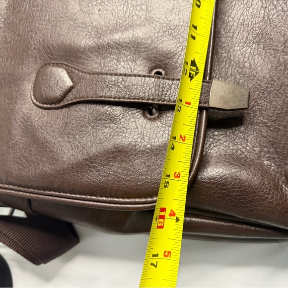 BUXTON LEATHER LAPTOP BRIEFCASE BAG - Picture 5 of 10